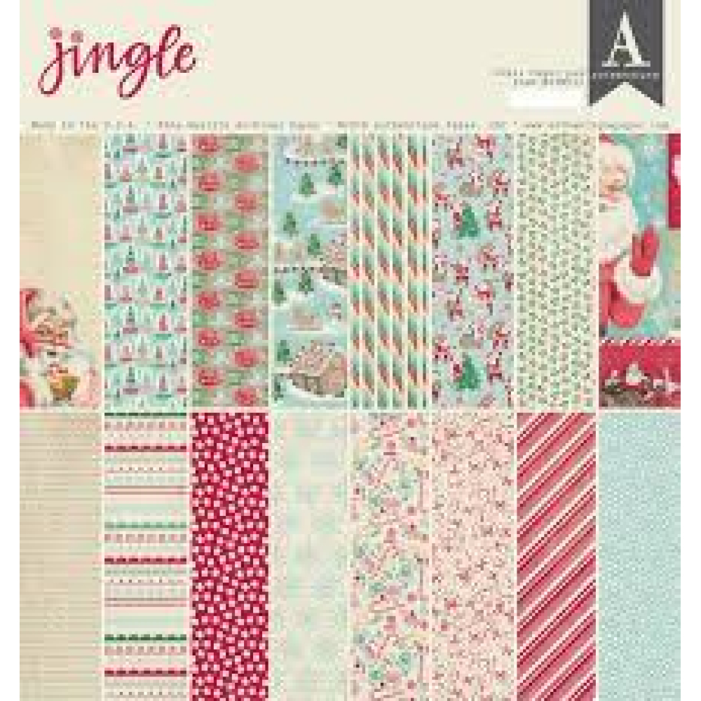 Authentique 12 x12 inch paperpad Jingle (Jin012)